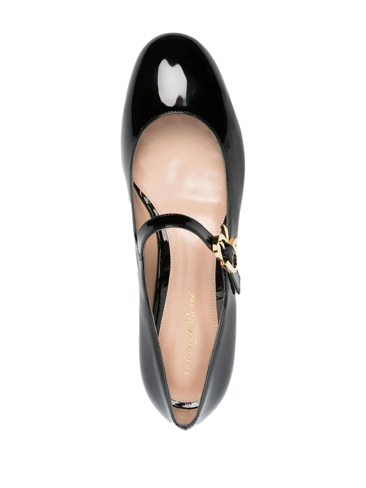 Gianvito Rossi Mary Ribbon フラットパンプス - 画像4