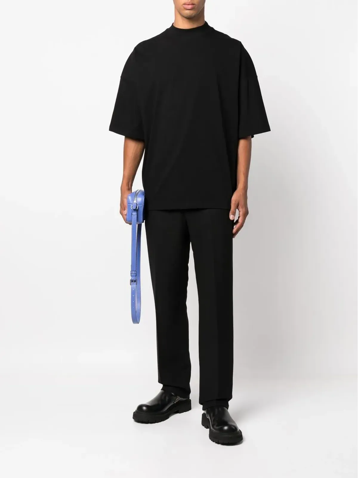 Jil Sander ショートスリーブコットンTシャツ - ブラック - 画像2