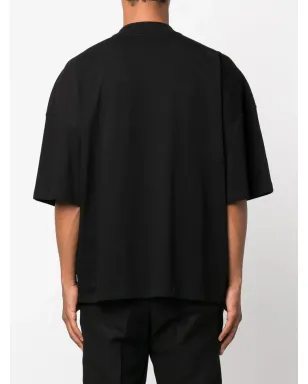 Jil Sander ショートスリーブコットンTシャツ - ブラック - サムネイル4