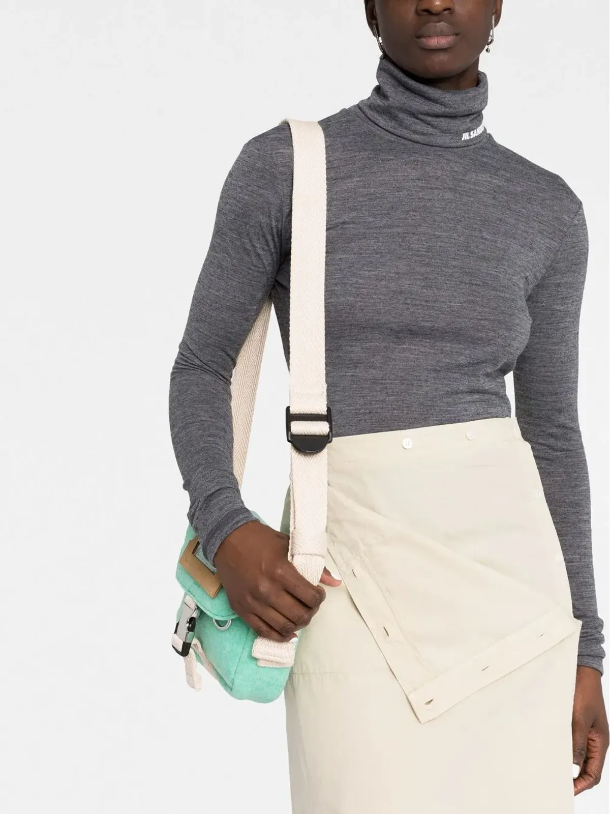 Jil Sander ファインニットトップ - グレー - 画像5