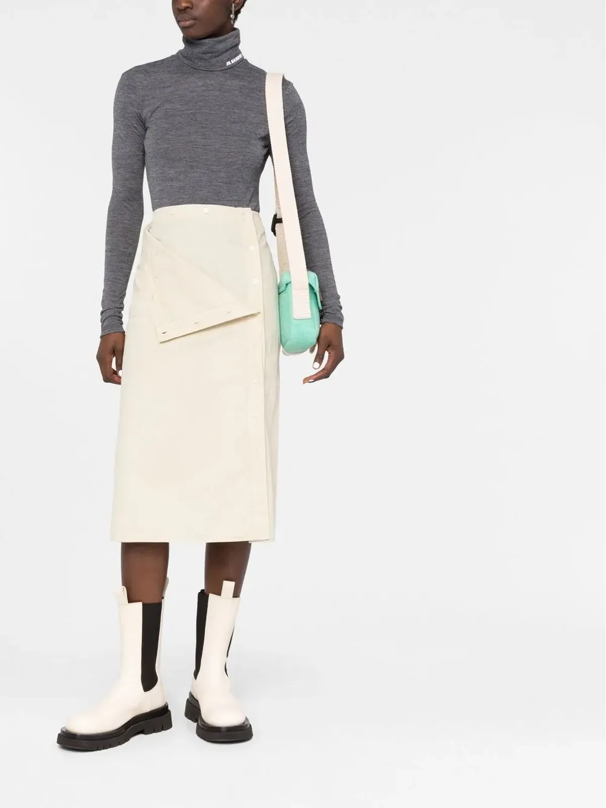 Jil Sander ファインニットトップ - グレー - 画像2