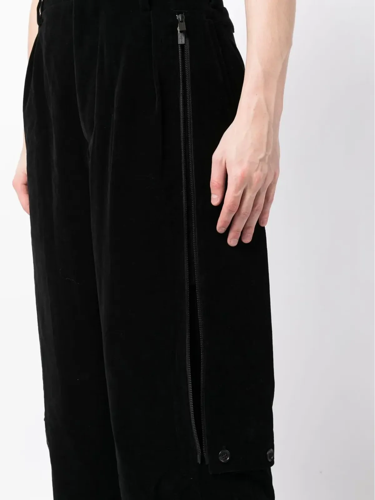 Yohji Yamamoto ハイウエストストレートパンツ - 画像5