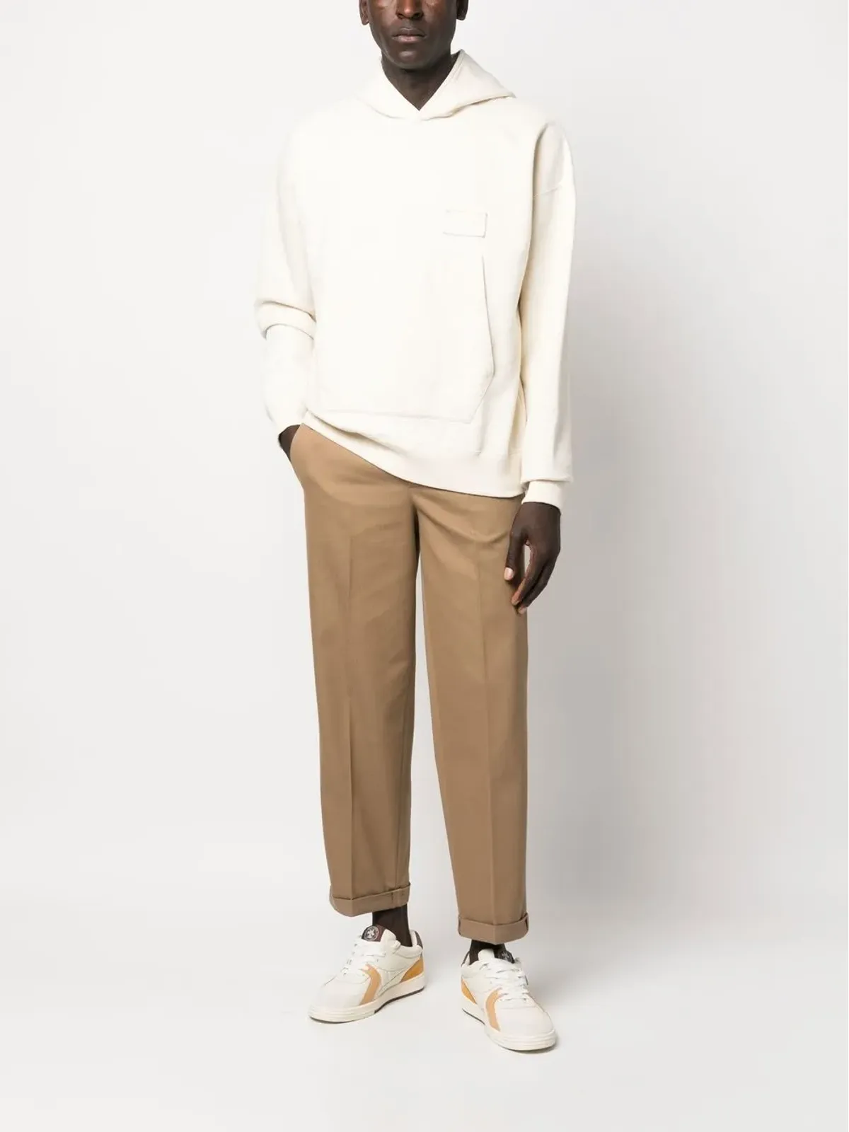 Golden Goose クロップドストレートレッグ チノパンツ - 画像2