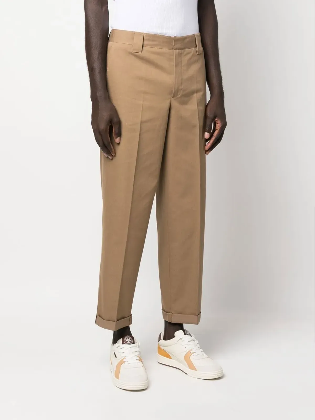 Golden Goose クロップドストレートレッグ チノパンツ - 画像3