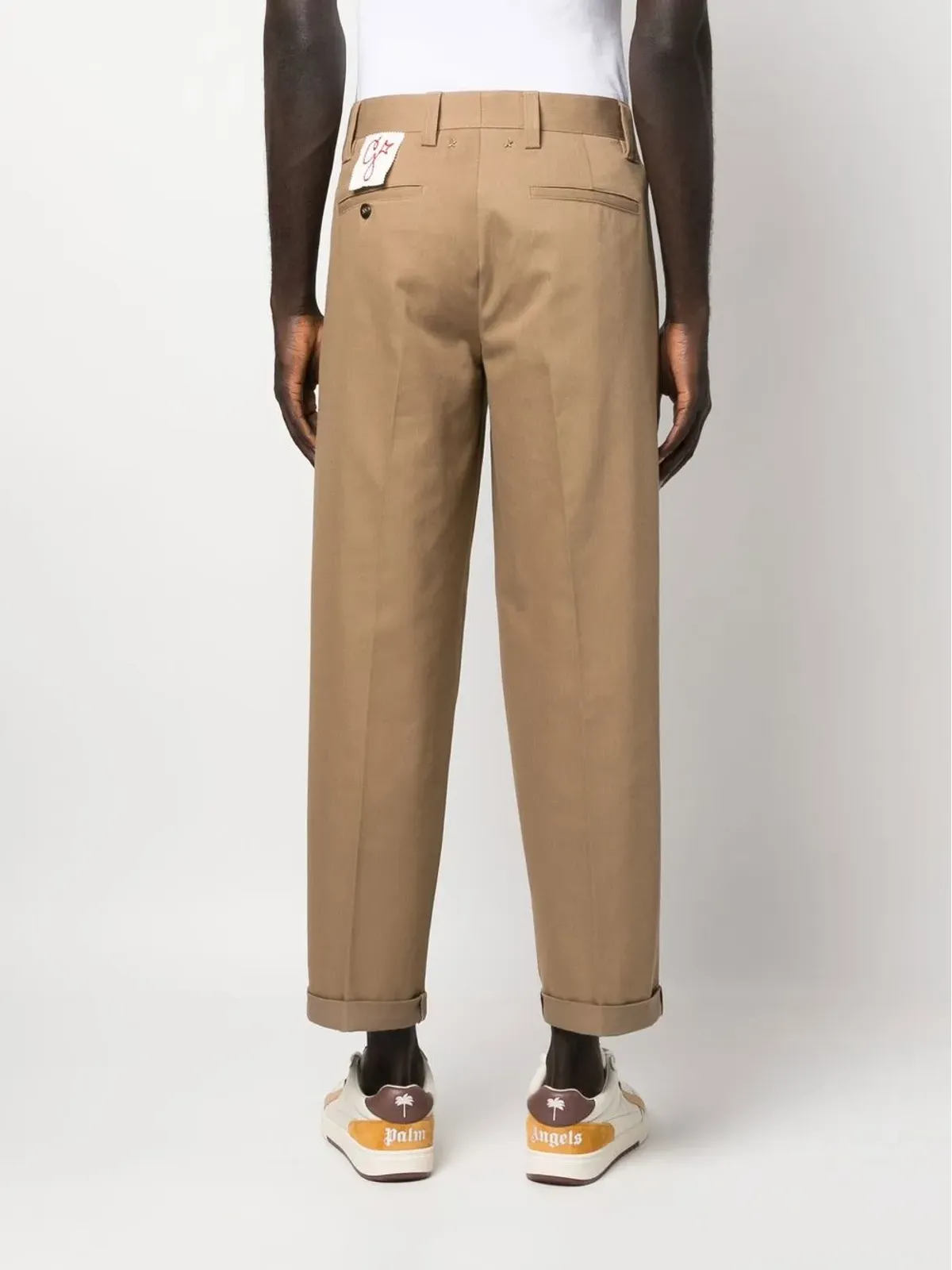 Golden Goose クロップドストレートレッグ チノパンツ - 画像4
