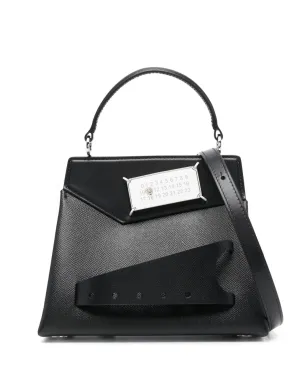 Maison Margiela Snatched mini tote bag - Black - サムネイル1