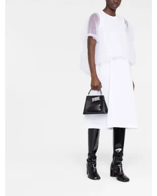 Maison Margiela Snatched mini tote bag - Black - サムネイル2
