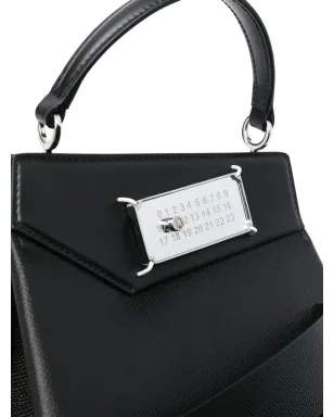 Maison Margiela Snatched mini tote bag - Black - サムネイル4