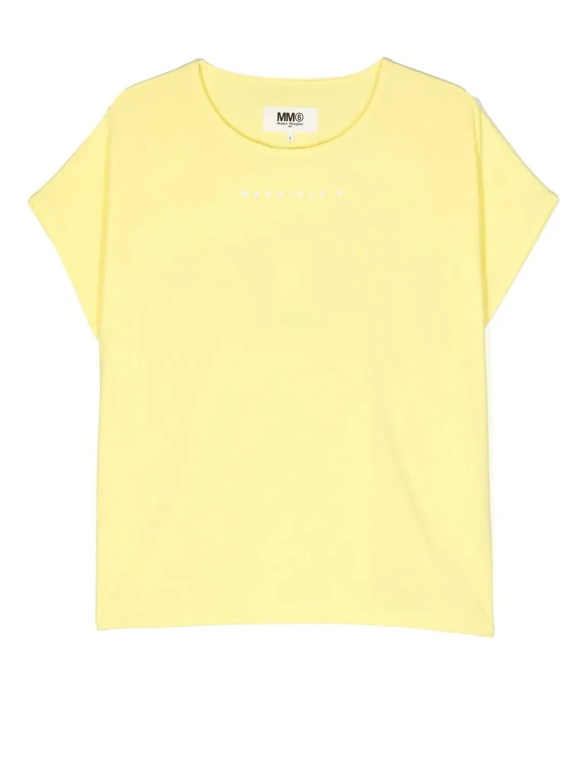 MM6 Maison Margiela Kids ロゴプリント コットン Tシャツ - 画像1