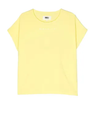 MM6 Maison Margiela Kids ロゴプリント コットン Tシャツ - サムネイル1