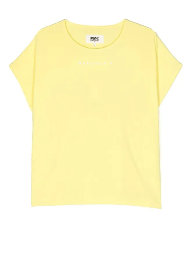 MM6 Maison Margiela Kids MM6 Maison Margiela Kids ロゴプリント コットン Tシャツの商品画像