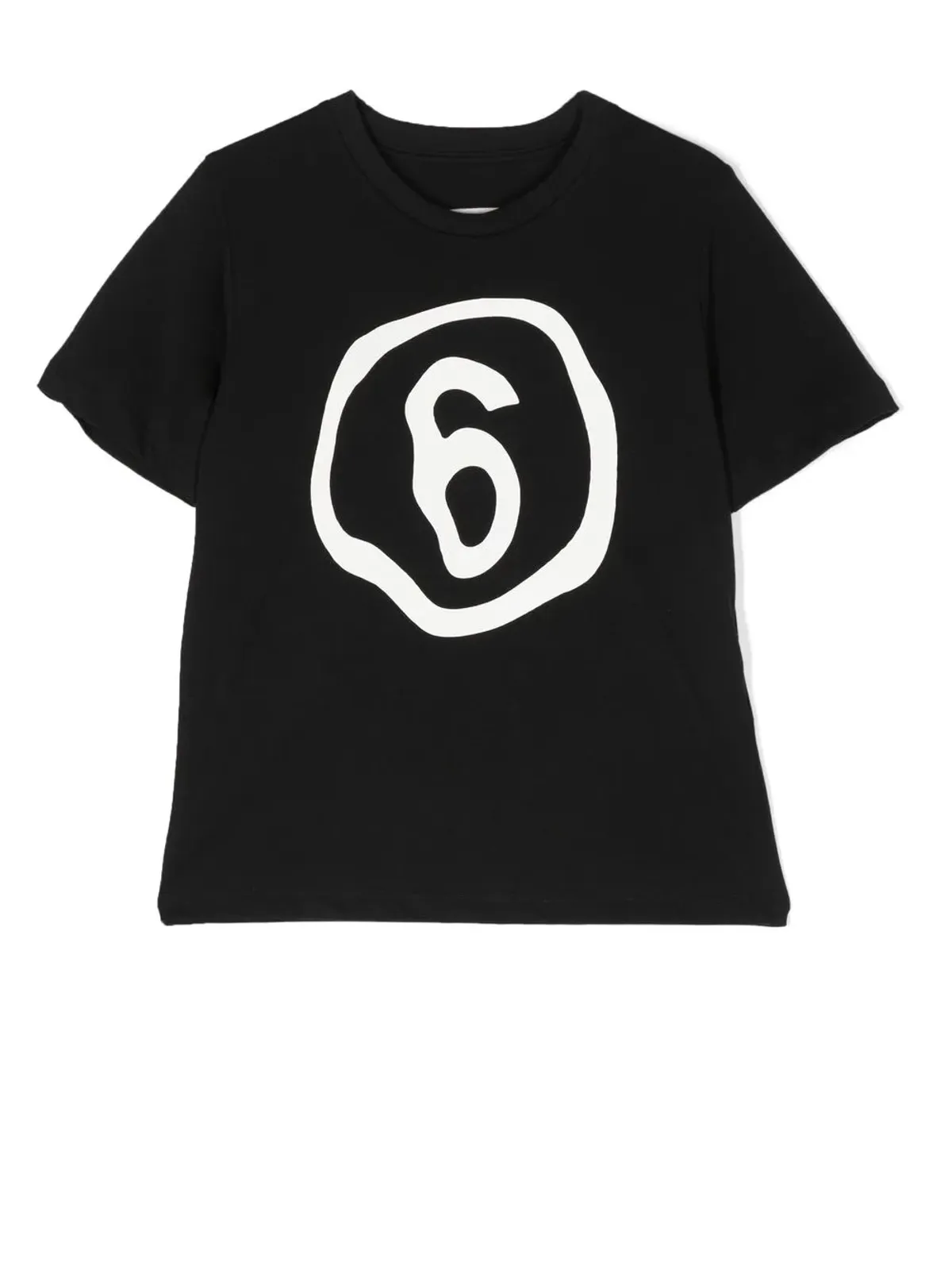 MM6 Maison Margiela Kids ロゴモチーフ コットンTシャツ - 画像1