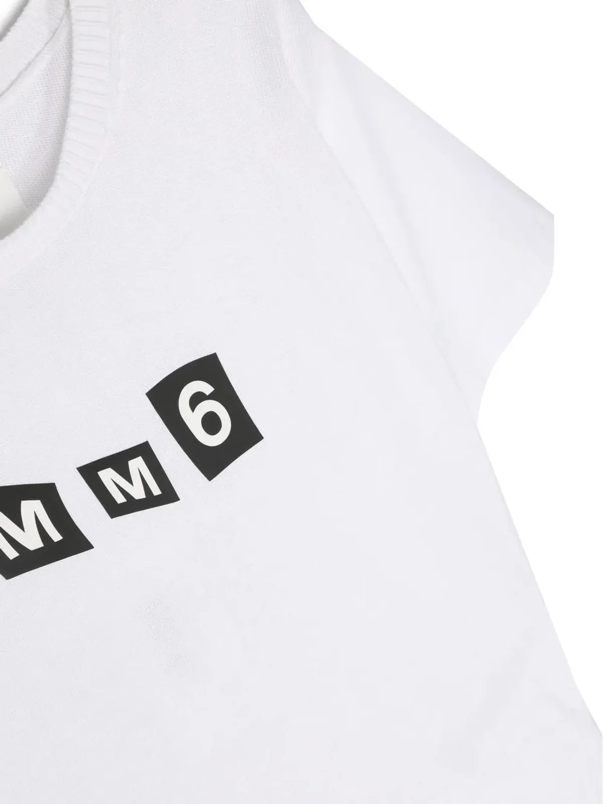 MM6 Maison Margiela Kids ロゴプリント半袖Tシャツ - 画像3