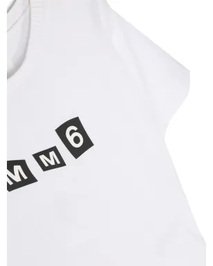 MM6 Maison Margiela Kids ロゴプリント半袖Tシャツ - サムネイル3