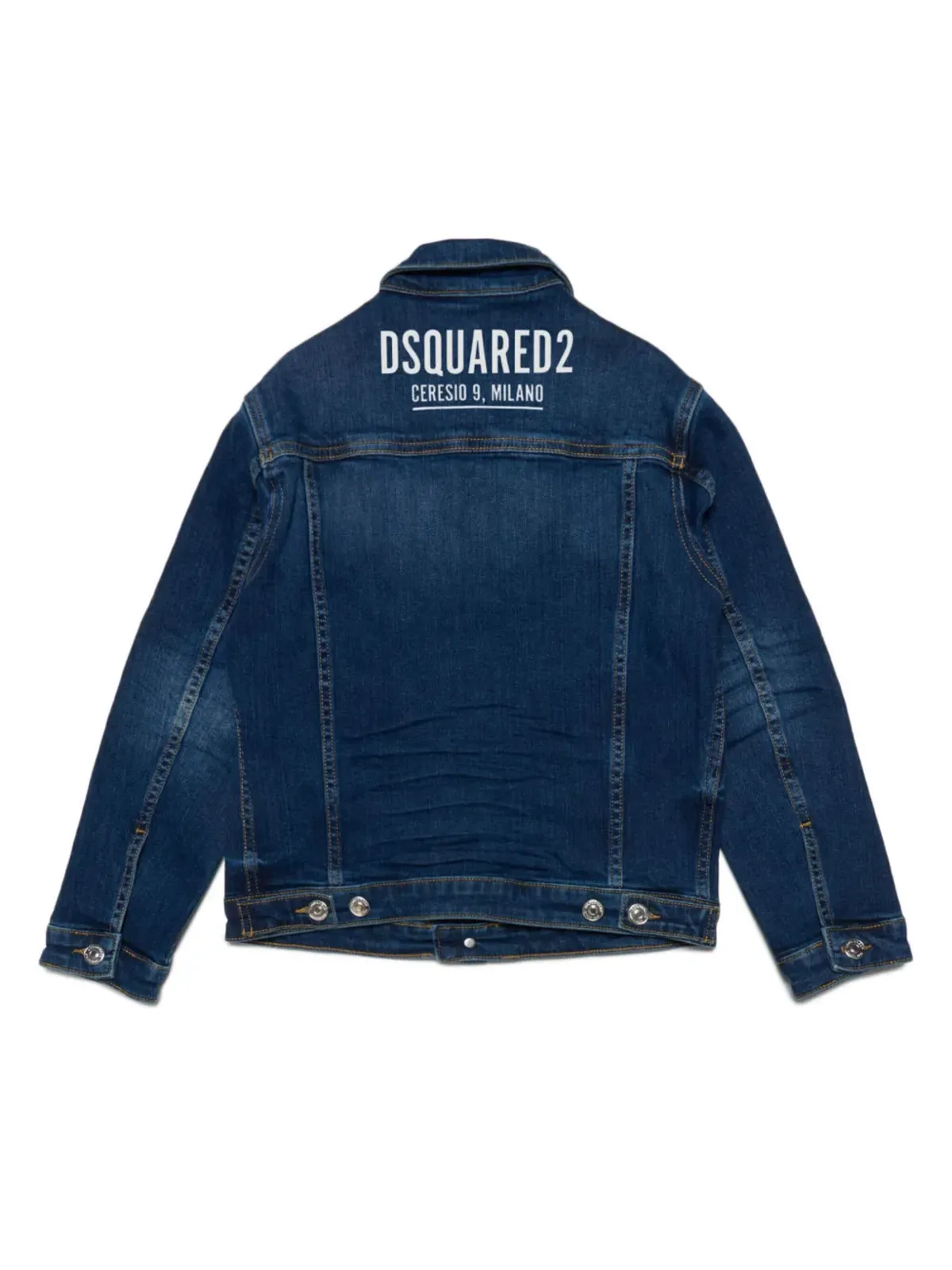 DSQUARED2 KIDS ロゴパッチ デニムジャケット - 画像2