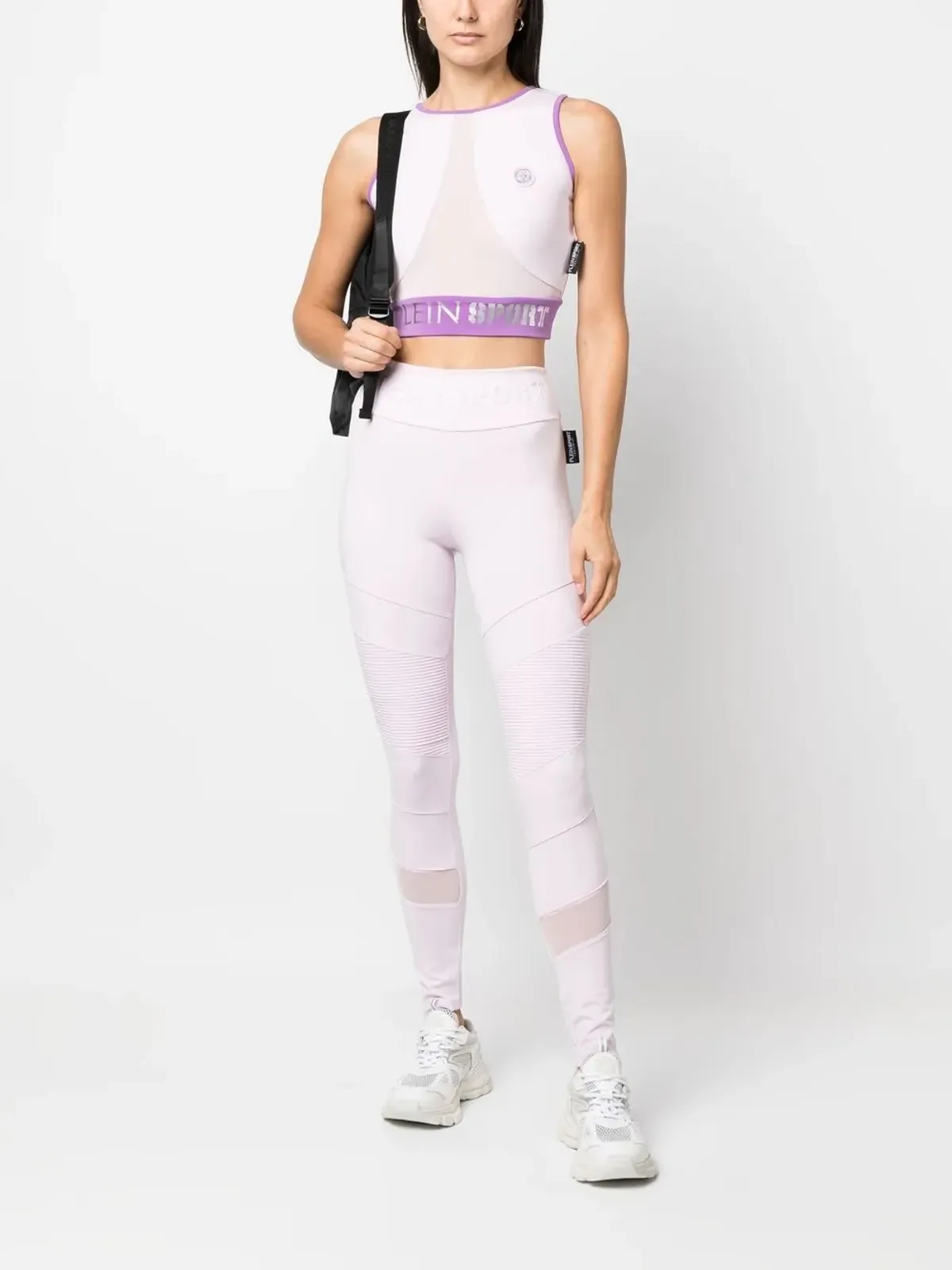 Plein Sport ロゴ入りウエストバンド レギンス - 画像2