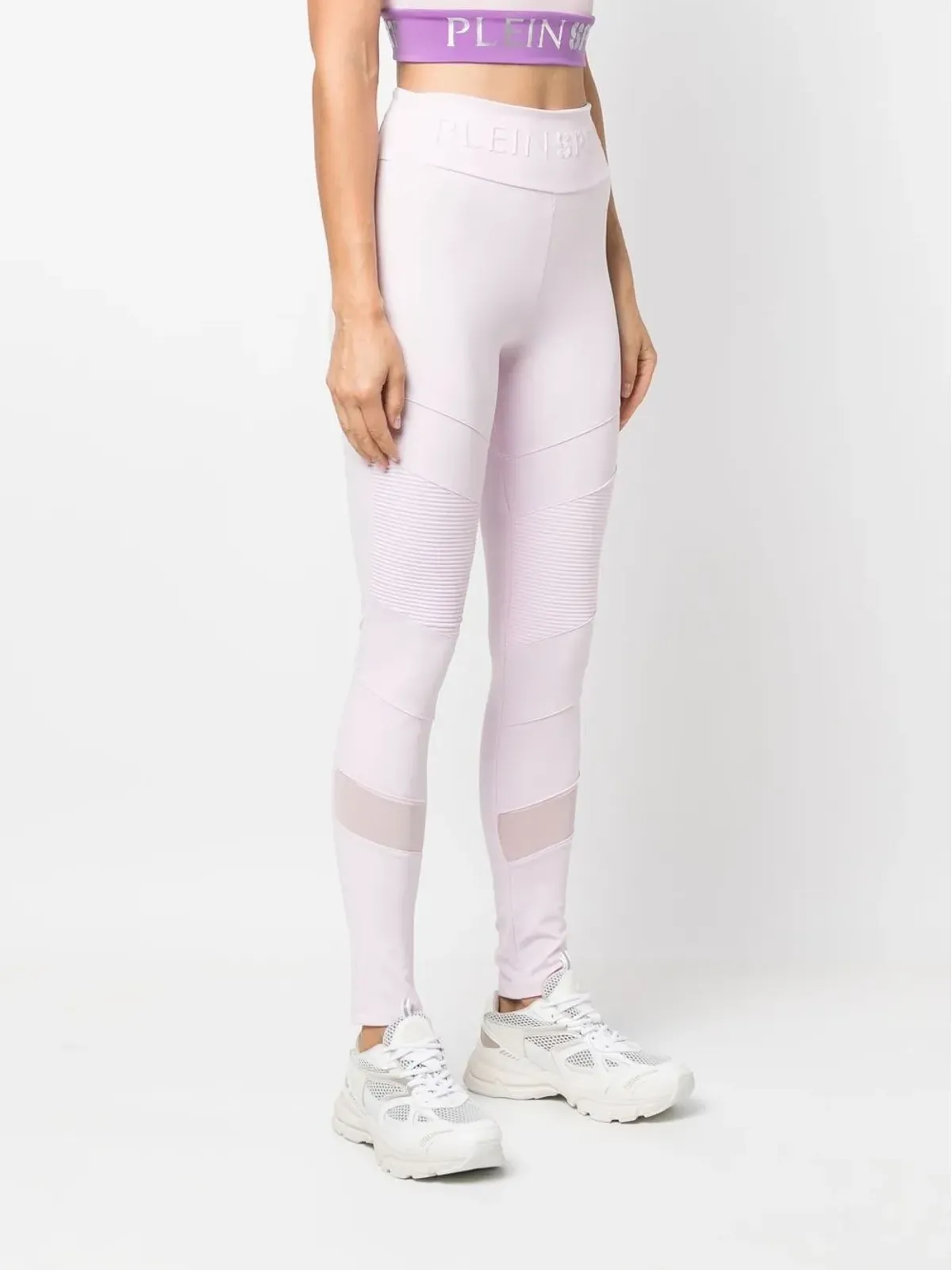 Plein Sport ロゴ入りウエストバンド レギンス - 画像3