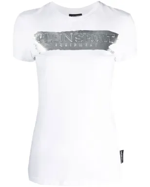 Plein Sport メタリックロゴプリントTシャツ - サムネイル1
