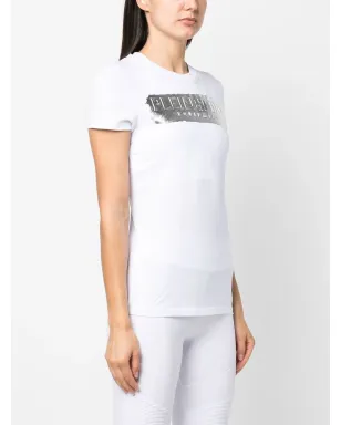 Plein Sport メタリックロゴプリントTシャツ - サムネイル3
