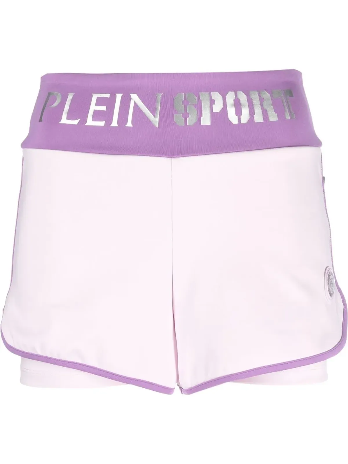 Plein Sport ロゴ入りウエストバンド ジョギングショーツ - 画像1