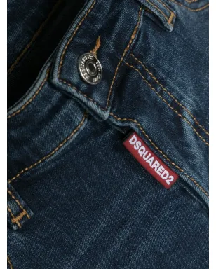 DSQUARED2 KIDS ミッドライズデニムショーツ - サムネイル3