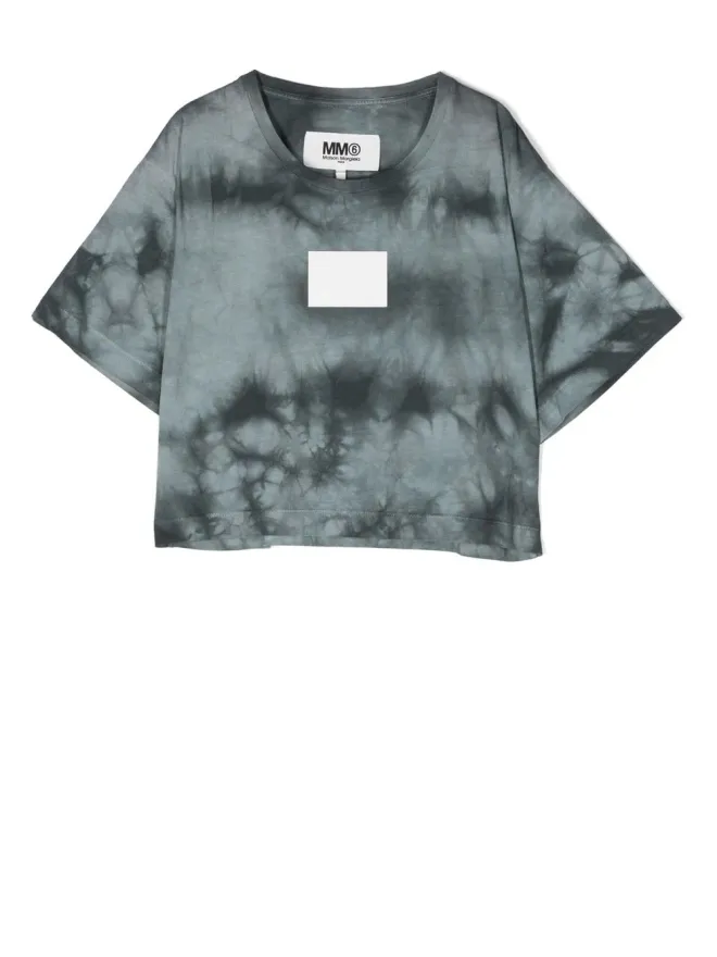 MM6 Maison Margiela Kids MM6 Maison Margiela Kids ロゴパッチ付き半袖Tシャツの商品画像