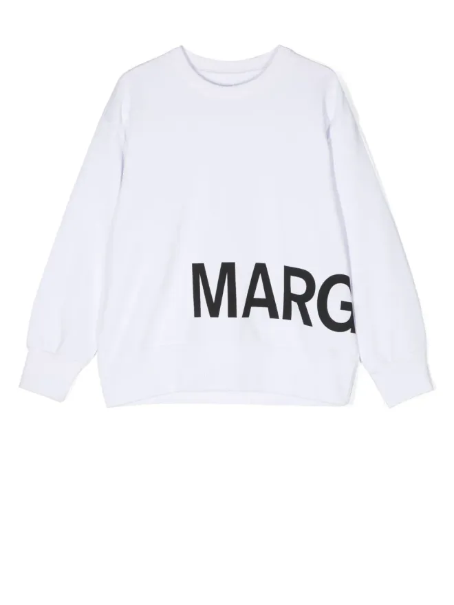 MM6 Maison Margiela Kids MM6 Maison Margiela Kids ロゴプリント クルーネック スウェットシャツの商品画像