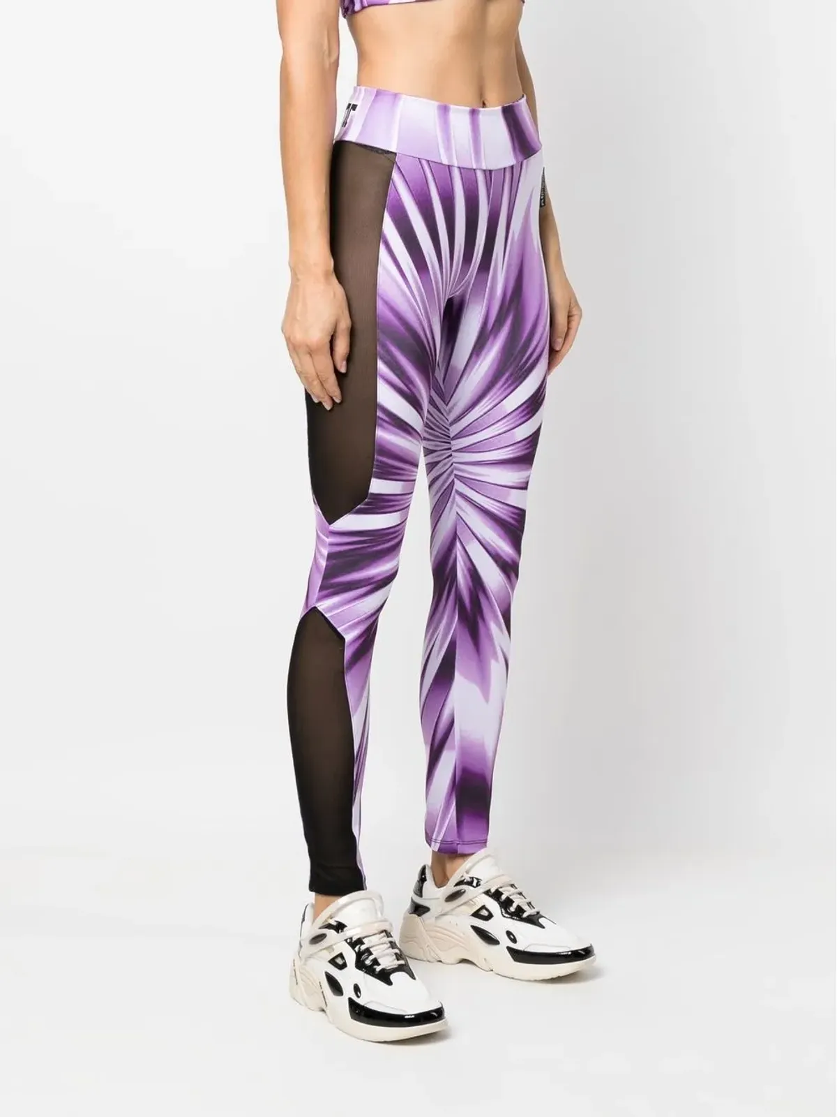 Plein Sport タイダイ柄ハイウエストレギンス - 画像3