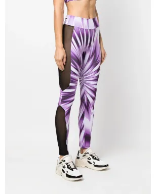 Plein Sport タイダイ柄ハイウエストレギンス - サムネイル3