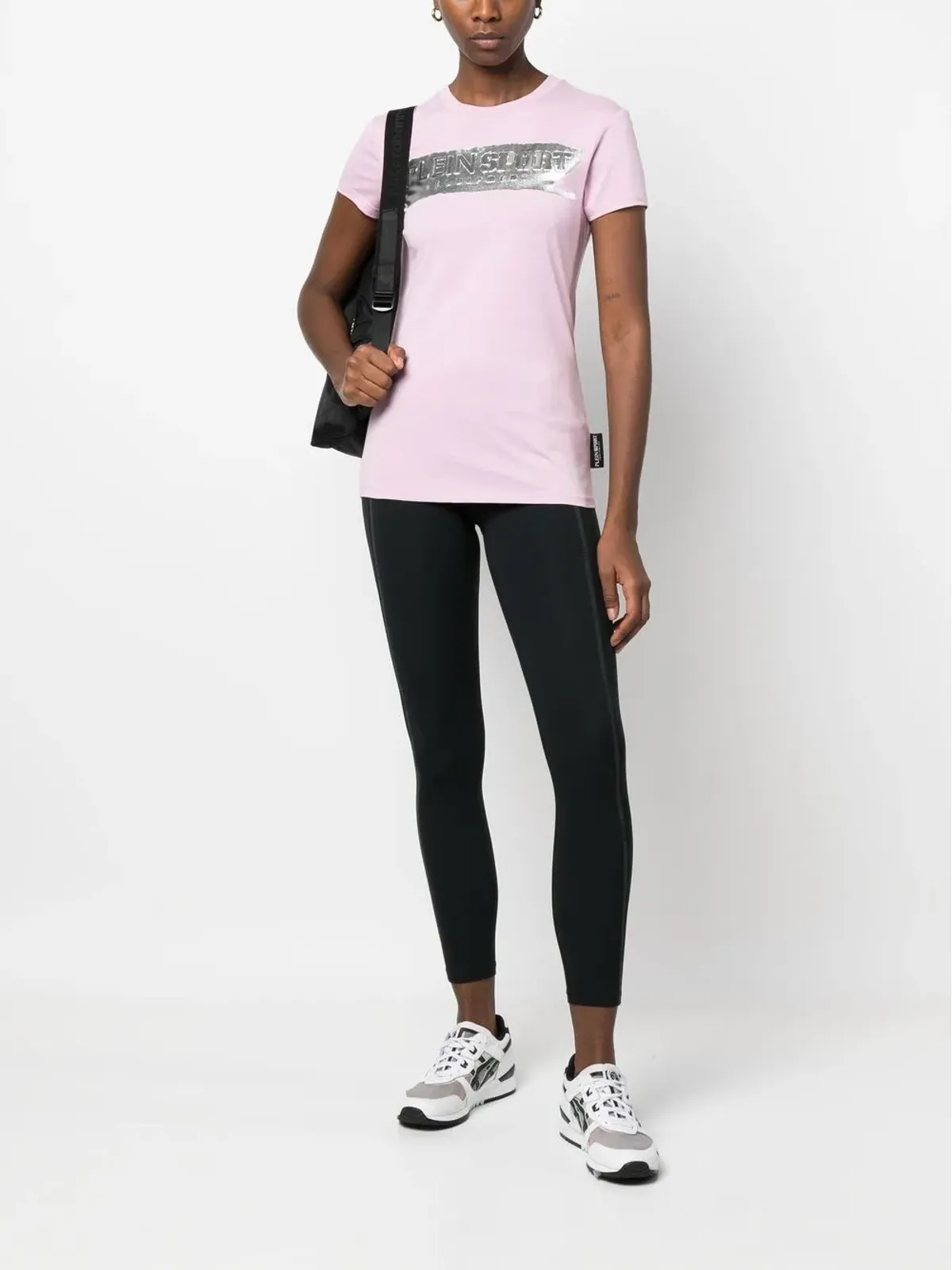 Plein Sport ラウンドネック ロゴプリント Tシャツ - 画像2