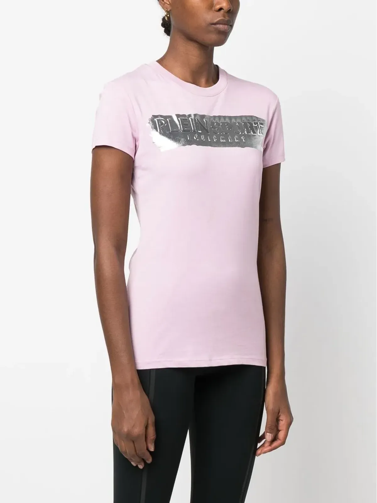 Plein Sport ラウンドネック ロゴプリント Tシャツ - 画像3