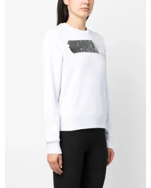 Plein Sport メタリックロゴプリント コットン スウェットシャツ - サムネイル3