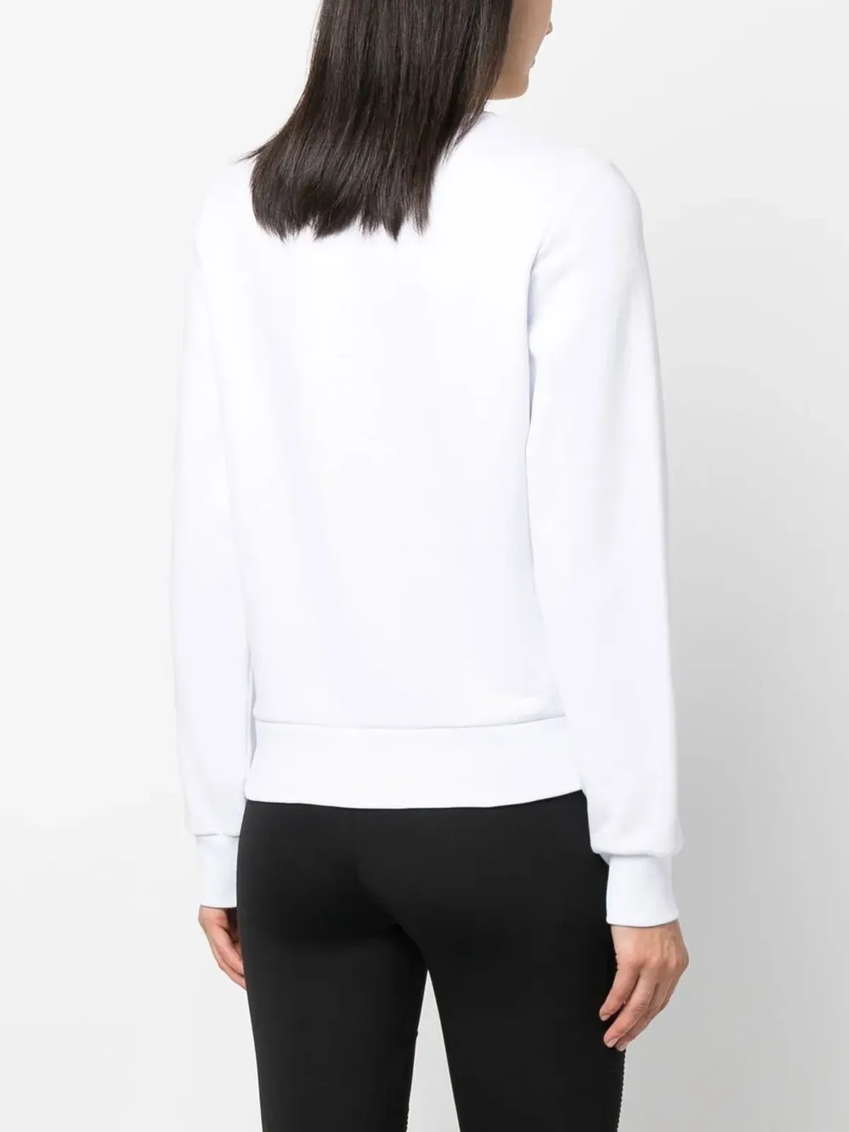 Plein Sport メタリックロゴプリント コットン スウェットシャツ - 画像4
