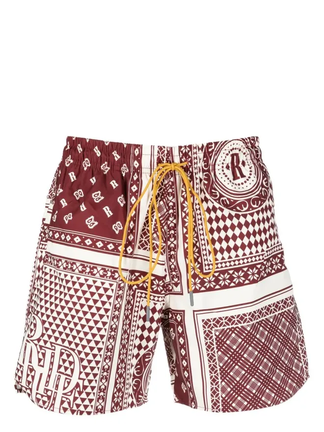 Rhude RHUDE グラフィックプリント水着ショーツの商品画像
