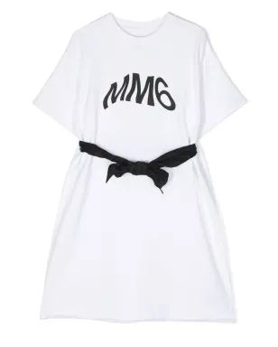 MM6 Maison Margiela Kids ロゴプリントTシャツドレス - サムネイル1