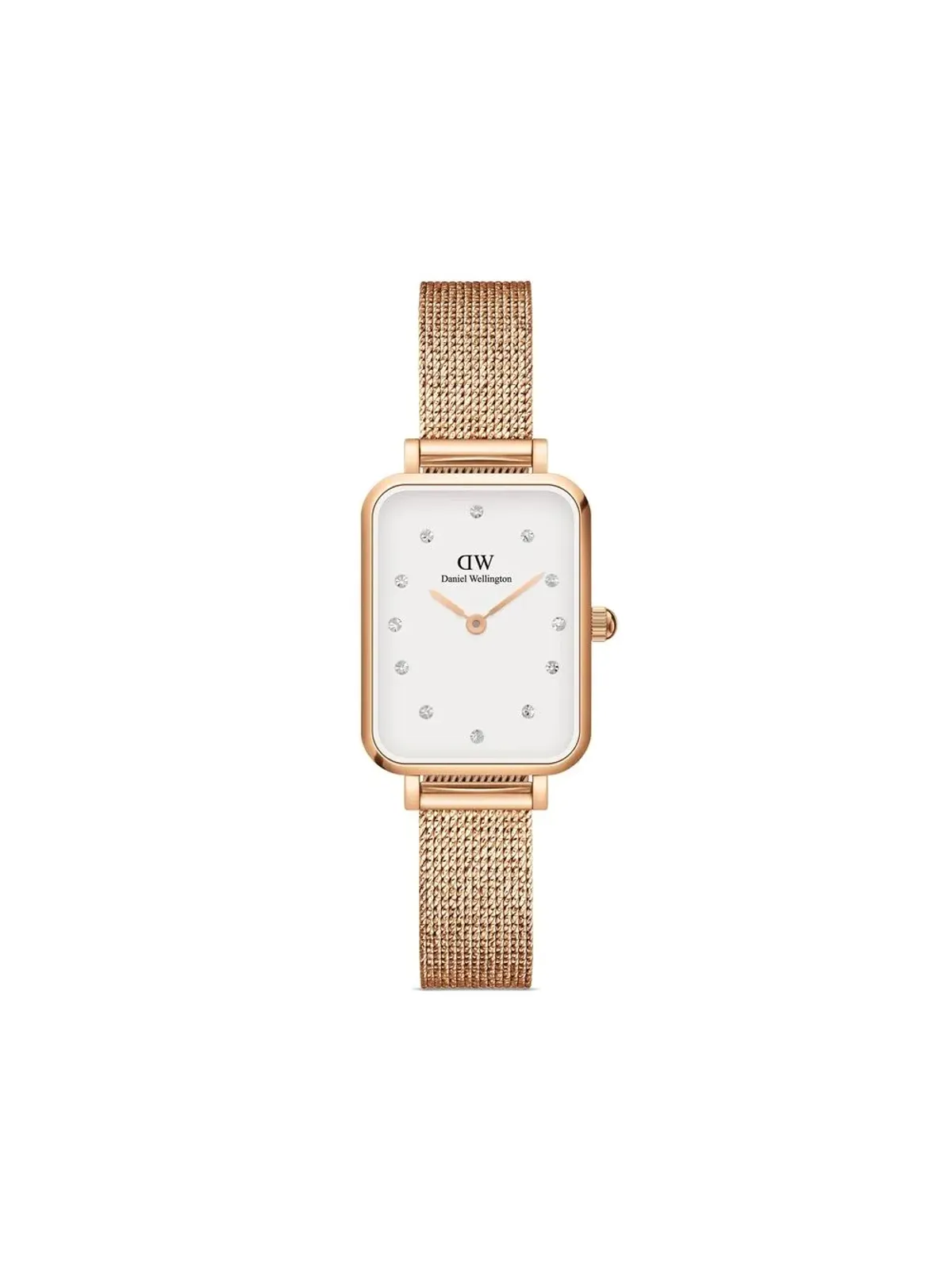 Daniel Wellington クアドロ プレスド メローズ ルミネ ホワイト - 画像1