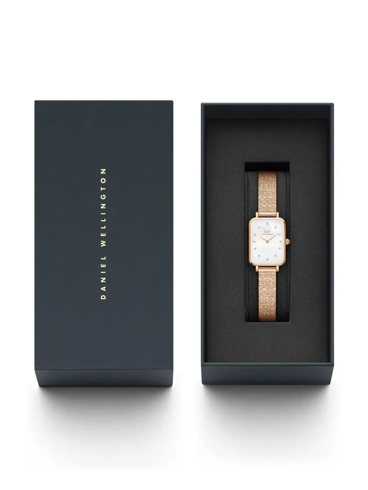 Daniel Wellington クアドロ プレスド スタジオ ルミネ ホワイト - 画像5