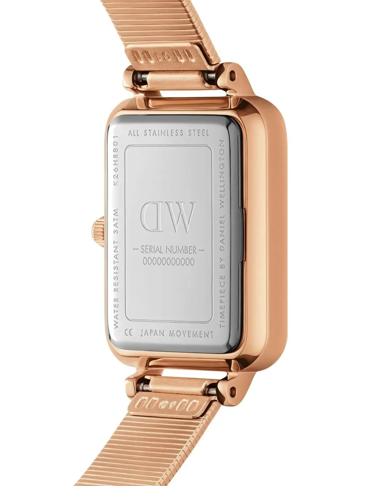 Daniel Wellington クアドロ プレスド スタジオ ルミネ ホワイト - 画像3