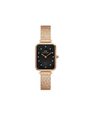 Daniel Wellington Quadro Pressed Studio watch - Black - サムネイル1