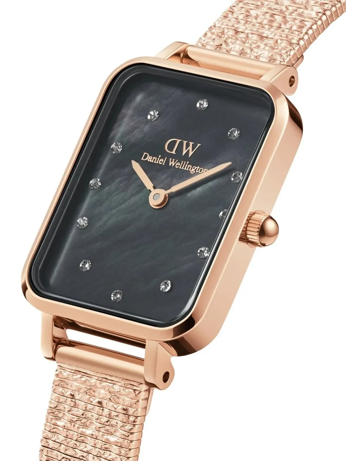 Daniel Wellington Quadro Pressed Studio watch - Black - 画像2