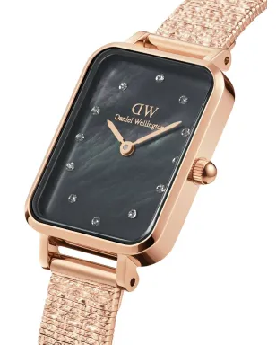 Daniel Wellington Quadro Pressed Studio watch - Black - サムネイル2
