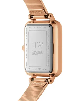 Daniel Wellington Quadro Pressed Studio watch - Black - サムネイル3