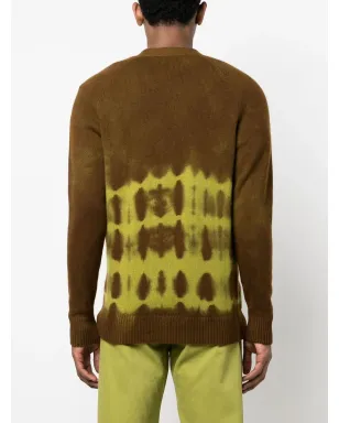 The Elder Statesman タイダイプリント カシミア カーディガン - サムネイル4