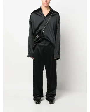 Balenciaga ルーズカット・ストレッチサテンパンツ - サムネイル2