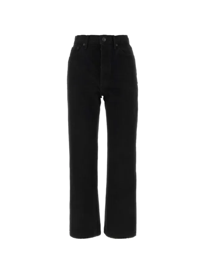Balenciaga Balenciaga クロップドストレートジーンズ ブラックの商品画像