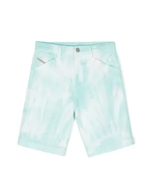 Diesel Kids タイダイデッキショーツ ブルー - サムネイル1