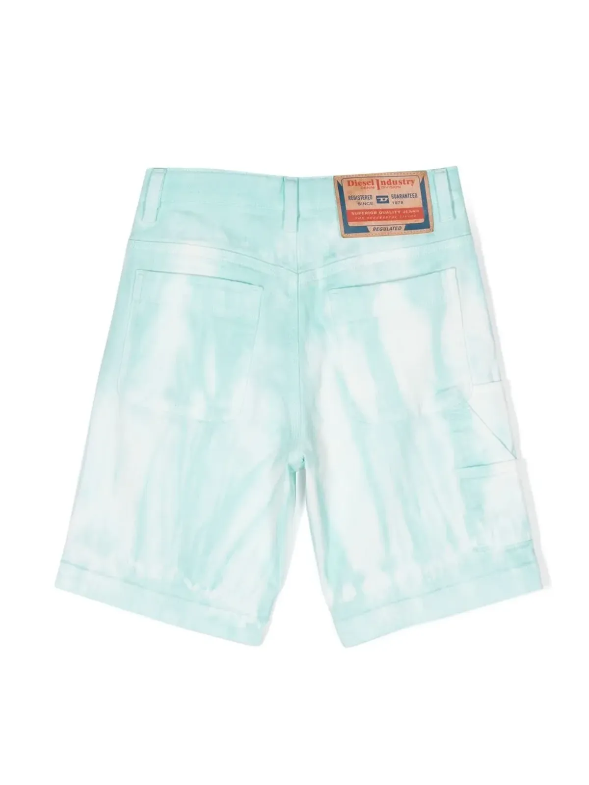 Diesel Kids タイダイデッキショーツ ブルー - 画像2