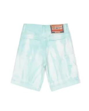 Diesel Kids タイダイデッキショーツ ブルー - サムネイル2