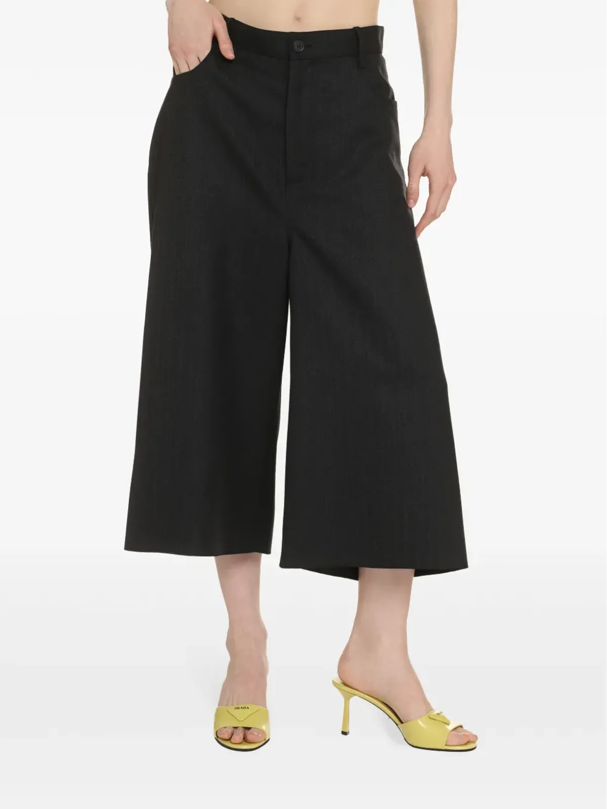 Balenciaga ワイドレッグ クロップドパンツ - 画像2