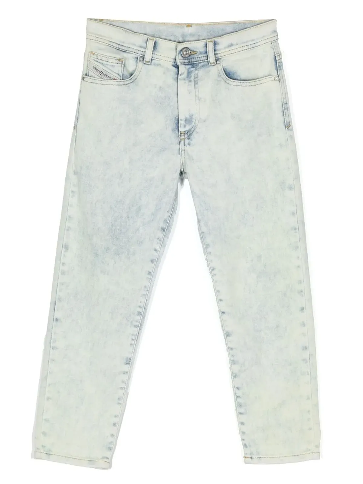 Diesel Kids ロゴパッチ ストレッチコットン ジーンズ - 画像1